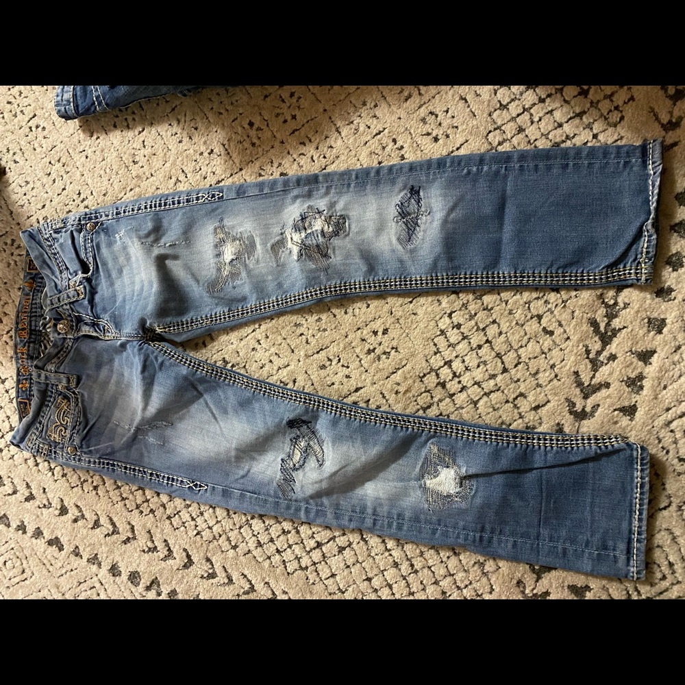 Rock revival Heidi capri jeans size 26